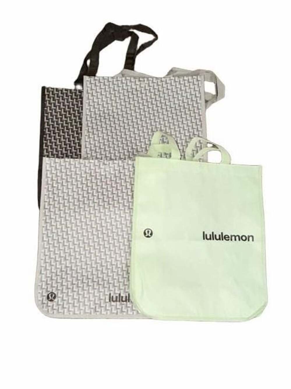 Lululemon Reusable Medium Size Shopping Tote Bag Lot of 4